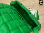 Túi Bottega Veneta Padded Cassette Parakeet Xanh Lá Da Cừu 26CM Best Quality
