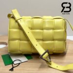 Túi Bottega Veneta Padded Cassette Yellow Vàng Da Cừu 26CM Best Quality