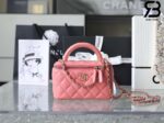 Túi Chanel 22A Vanity Casual Style Màu Hồng Da Cừu 17CM Best Quality