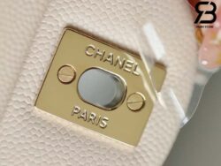Túi Chanel Classic Medium Màu Kem Nhạt Da Incas Caviar 25CM Best Quality