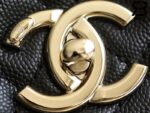 Túi Chanel Coco Handile Medium Black Đen Da Caviar Lizarrd Lót Vải 29CM Best Quality