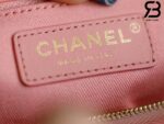 Túi Chanel Coco Handle Small Pink Hồng Da Caviar Lót vải 29CM Best Quality