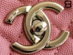 Túi Chanel Coco Handle Small Pink Hồng Da Caviar Lót vải 29CM Best Quality