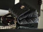 Túi Chanel Coco Mini Handle Black Đen Da Caviar Lizarrd Lót Vải 19CM Best Quality