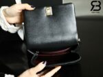 Túi Chanel Coco Mini Handle Black Đen Da Caviar Lizarrd Lót Vải 19CM Best Quality