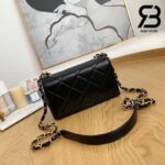 Túi Chanel Mini Flap Bag Black Đen Da Cừu 18CM Best Quality