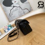Túi Chanel Mini Flap Bag Black Đen Da Cừu 18CM Best Quality