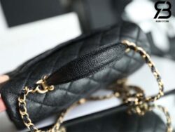 Túi Chanel Mini Flap Bag With Top Handle Màu Đen Da Incas Caviar 20CM Best Quality