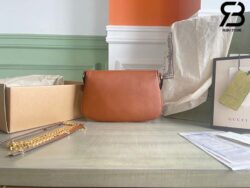 Túi Gucci Blondie Shoulder Bag Nâu Nhạt Leather 28CM Best Quality