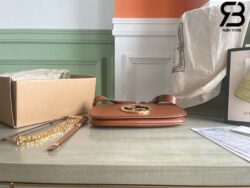 Túi Gucci Blondie Shoulder Bag Nâu Nhạt Leather 28CM Best Quality