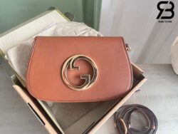 Túi Gucci Blondie Shoulder Bag Nâu Nhạt Leather 28CM Best Quality
