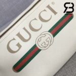 Túi Gucci Coco Capitan Logo Belt Bag White Trắng 28CM Best Quality