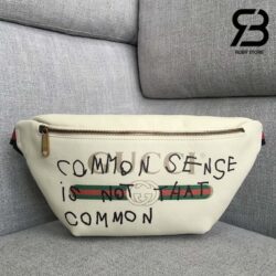Túi Gucci Coco Capitan Logo Belt Bag White Trắng Common 28CM Best Quality