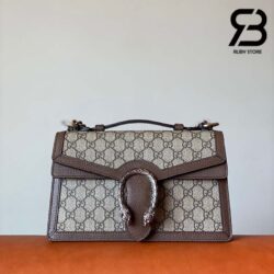 Túi Gucci Dionysus Shoulder Bag Brown Nâu GG Canvas 28CM Best Quality