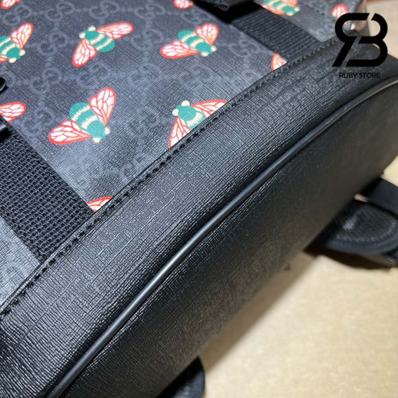 Ba Lô Gucci GG Black Bee Đen Ong Backpack 42CM Siêu Cấp
