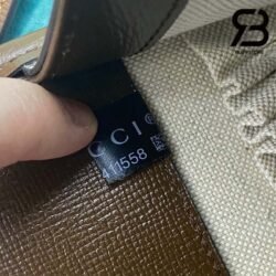 Túi Gucci Horsebit 1955 Mini Top Handle Bag GG Canvas Brown Nâu 23CM Best Quality
