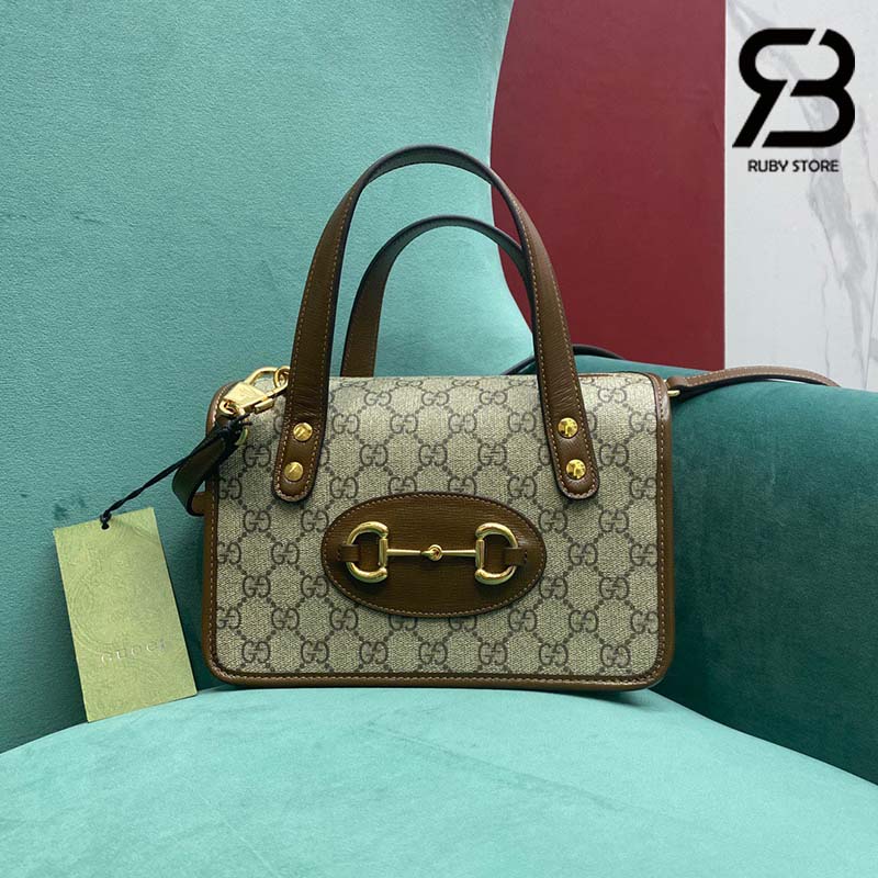 Arriba 107+ imagen gucci horsebit 1955 mini top handle bag