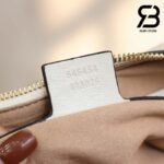 Túi Gucci Horsebit 1955 Small Shoulder Bag GG Canvas White Trắng 22CM Best Quality