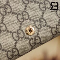 Túi Gucci Horsebit 1955 Woc GG Canvas Brown Nâu 19CM Best Quality