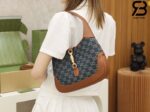 Túi Gucci Jackie 1961 Small Shoulder Bag GG Demin Jacquard Blue Xanh 28CM Best Quality