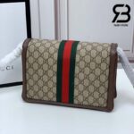 Túi Gucci Queen Magaret Shoulder Bag Brown Nâu 27CM Siêu Cấp
