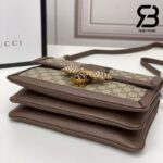 Túi Gucci Queen Magaret Shoulder Bag Brown Nâu 27CM Siêu Cấp