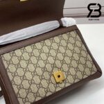 Túi Gucci Queen Magaret Shoulder Bag Brown Nâu 27CM Siêu Cấp