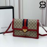 Túi Gucci Queen Magaret Shoulder Bag Red Đỏ 27CM Siêu Cấp