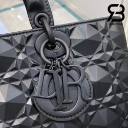 Túi Lady Dior D-Joy Bag Đen Kim Cương Da Bê 26CM Best Quality