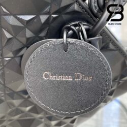 Túi Lady Dior D-Joy Bag Đen Kim Cương Da Bê 26CM Best Quality