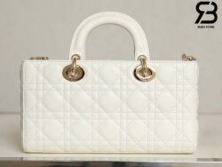 Túi Lady Dior D-Joy Bag Màu Trắng Da Cừu 26CM Best Quality