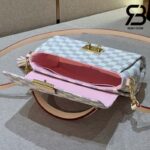 Túi LV Croisette Damier Trắng Hồng 25CM Best Quality