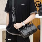 Túi LV Keepall Bandouliere 25 Monogram Ẹclipse Da Bê 25Cm Best Quality