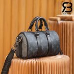 Túi LV Keepall Bandouliere 25 Monogram Ẹclipse Da Bê 25Cm Best Quality