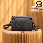 Túi LV Mini Soft Trunk Monogram Eclipse Black Đen 18CM Best Quality
