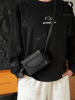 Túi LV Mini Soft Trunk Taurillon Monogram Black Đen 18CM Best Quality