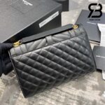 Túi YSL Envelope Medium Chain Bag Smooth Black Đen Da Calfskin 24CM Best Quality