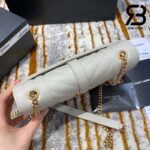 Túi YSL Envelope Small Chain Bag Grained White Gold Trắng Khóa Vàng Da Calfskin 21CM Best Quality