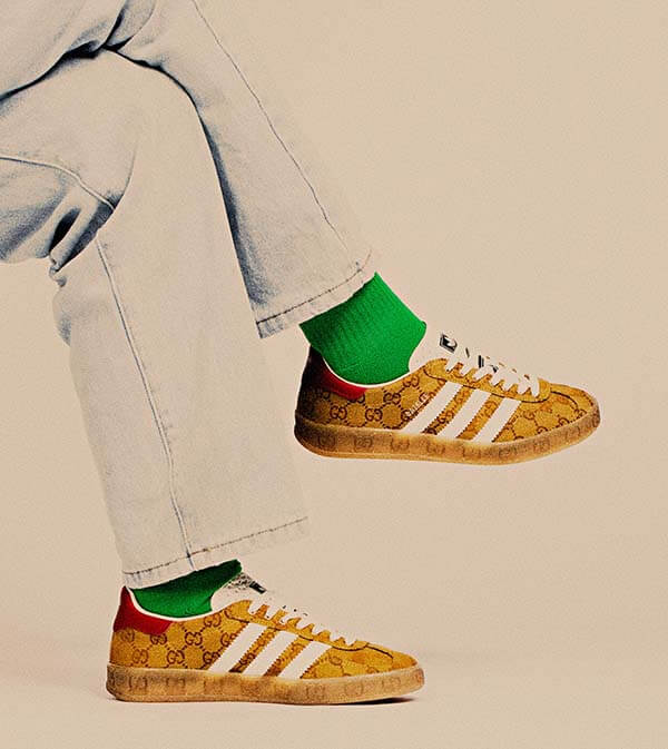 Review giày Adidas x Gucci trên chân thực tế