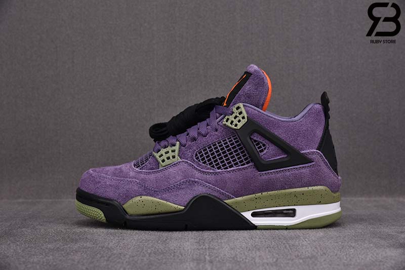 Giày Nike Air Jordan 4 Retro Canyon Purple Siêu Cấp | Ruby Luxury