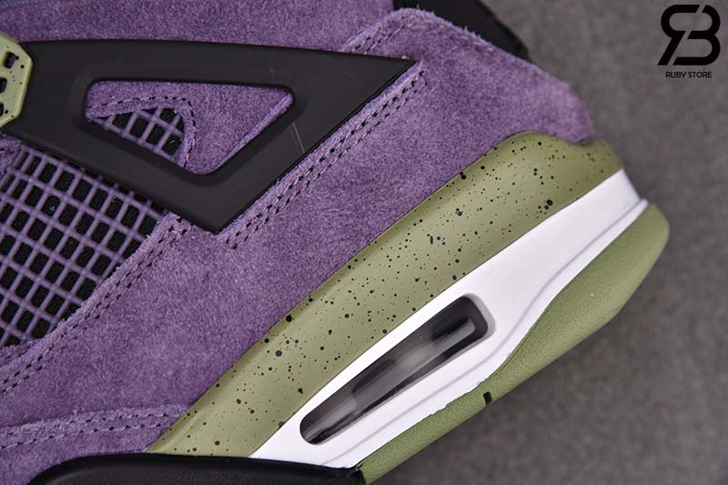 Giày Nike Air Jordan 4 Retro Canyon Purple Siêu Cấp | Ruby Luxury