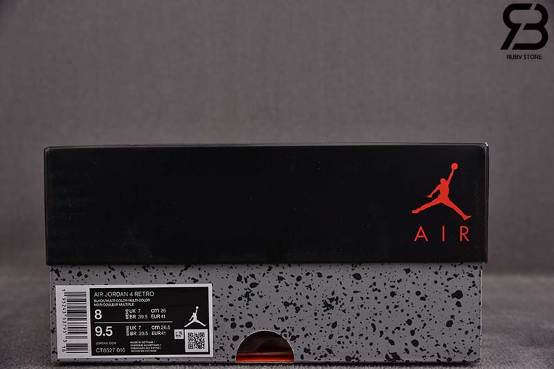 Giày Nike Air Jordan 4 Retro Red Thunder Siêu Cấp