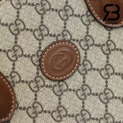 Túi Gucci Small Tote Bag GG Supreme Nâu 31CM Best Quality