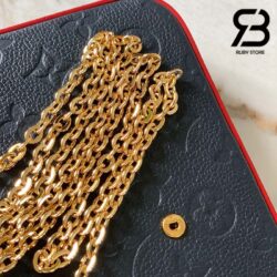 Túi LV Félicie Pochette Xanh Navy Đỏ Best Quality