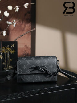 Túi LV Steamer Wearable Wallet Monogram Eclipse 18CM Best Quality