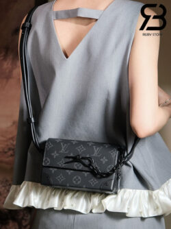Túi LV Steamer Wearable Wallet Monogram Eclipse 18CM Best Quality