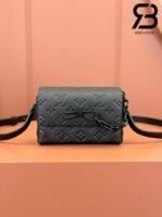 Túi LV Steamer Wearable Wallet Monogram Taurillon Đen 18CM Best Quality