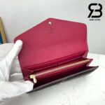 Ví LV Sarah Wallet Monogram Coated Canvas Màu Nâu 19CM Best Quality