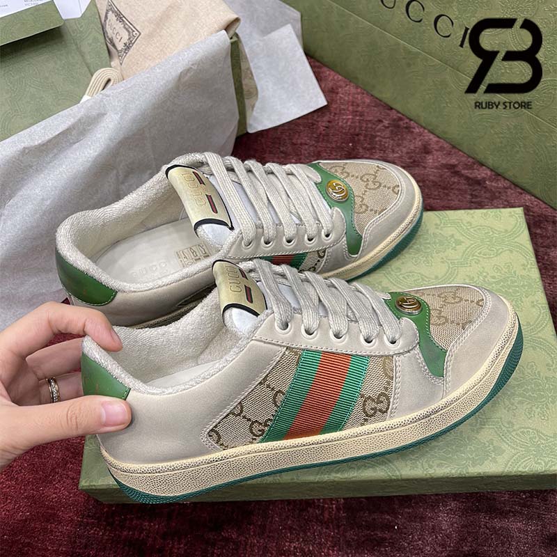 Giày Gucci Screener GG Canvas Best Quality