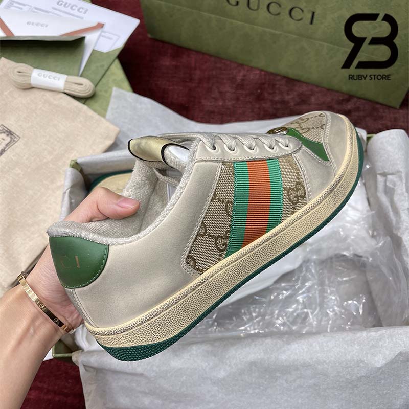 Giày Gucci Screener GG Canvas Best Quality